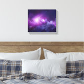 ruimtegalaxy Wall Art Canvas Afdruk (Insitu (Slaapkamer))