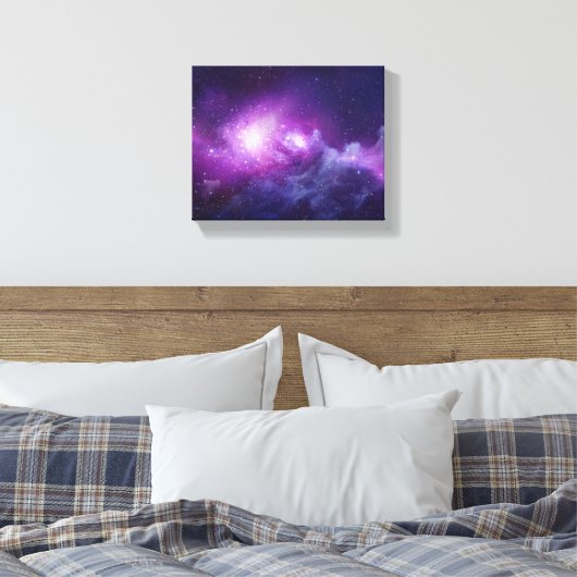 ruimtegalaxy Wall Art Canvas Afdruk (Insitu (Slaapkamer))