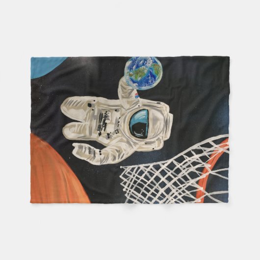 Ruimtegames Fleece Deken (Voorkant (Horizontaal))