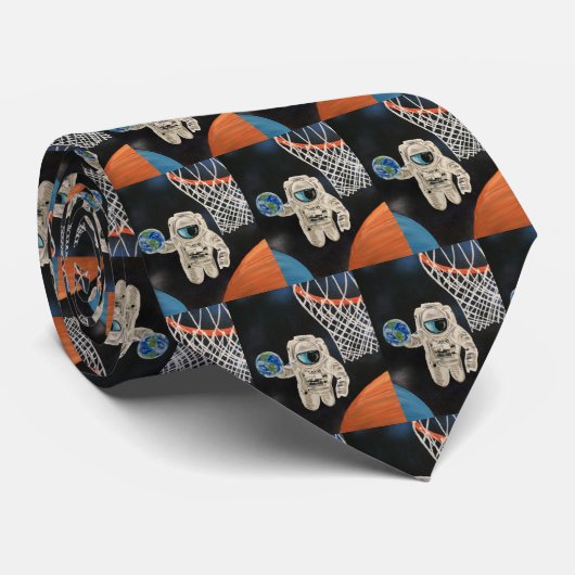 Ruimtegames Stropdas (Opgerold)