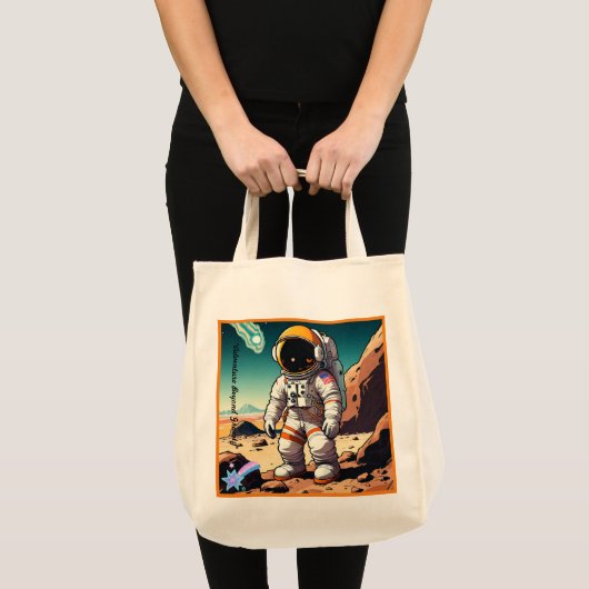 Ruimtegebonden avonturen tote bag (Voorkant (product))