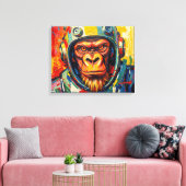 RUIMTEGORILLA CANVAS AFDRUK (Insitu (Woonkamer))
