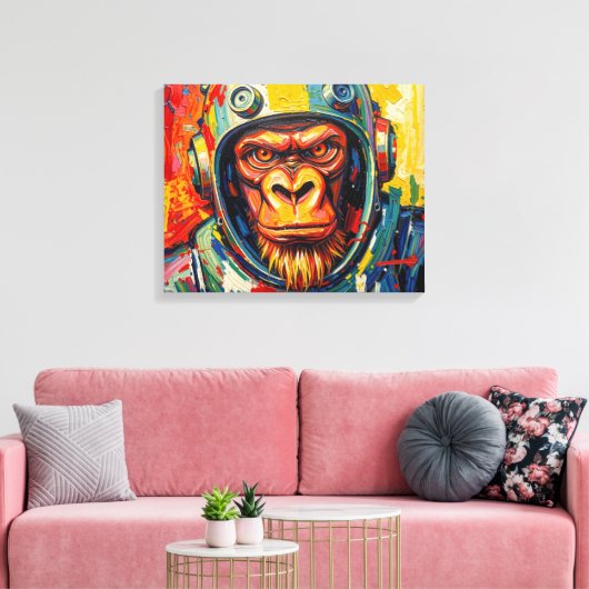 RUIMTEGORILLA CANVAS AFDRUK (Insitu (Woonkamer))