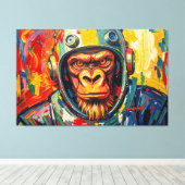 RUIMTEGORILLA CANVAS AFDRUK (Insitu (Houten vloer))