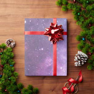Ruimtegrens - Paars Cadeaupapier