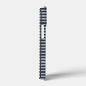 Ruimtegrijs hedendaags strippatroon Case-Mate iPhone case (Achterkant / Rechts)