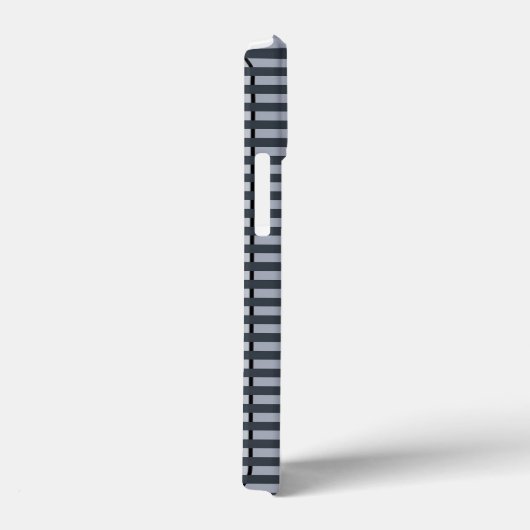 Ruimtegrijs hedendaags strippatroon Case-Mate iPhone case (Achterkant / Rechts)