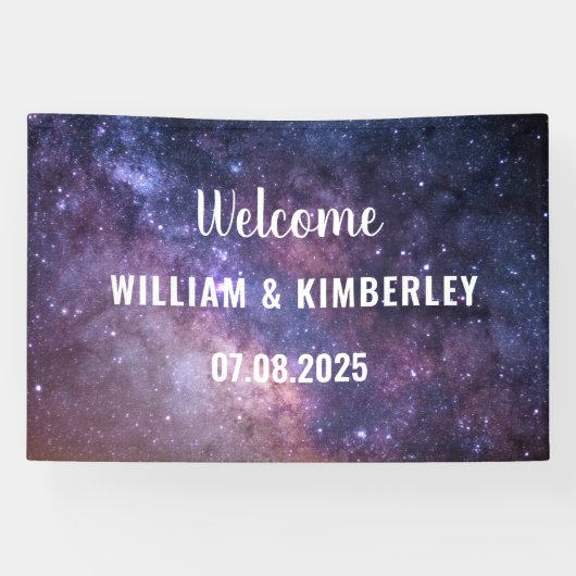 Ruimtehemel hemelvaars galaxy nebula legant Weddin Spandoek (Horizontaal)
