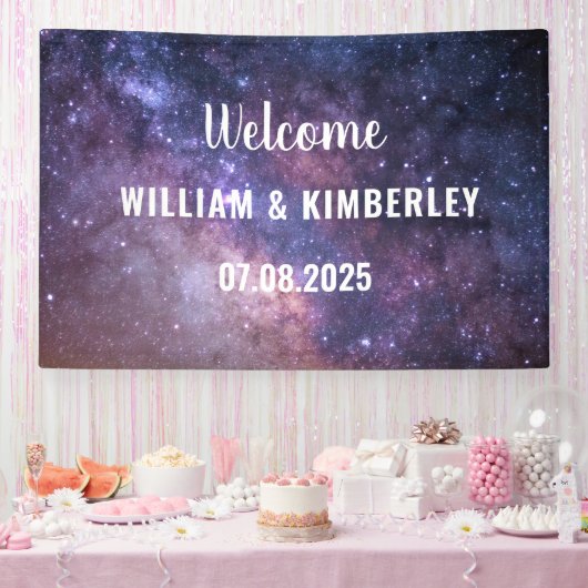 Ruimtehemel hemelvaars galaxy nebula legant Weddin Spandoek (Feest)