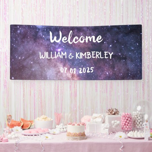 Ruimtehemel hemelvaars galaxy nebula legant Weddin Spandoek (Feest)