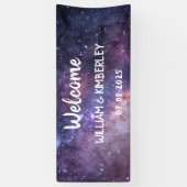 Ruimtehemel hemelvaars galaxy nebula legant Weddin Spandoek (Verticaal)
