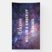 Ruimtehemel hemelvaars galaxy nebula legant Weddin Spandoek (Verticaal)