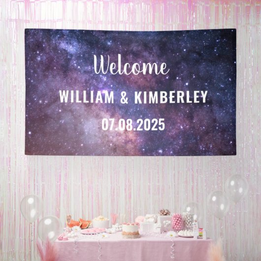 Ruimtehemel hemelvaars galaxy nebula legant Weddin Spandoek (Feest)