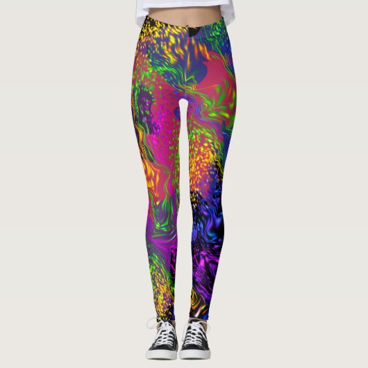 Ruimtehemel onder water leggings (Voorkant)