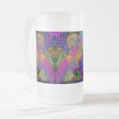 Ruimtehemel onder water matglas bierpul (Voorkant links)