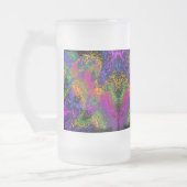 Ruimtehemel onder water matglas bierpul (Links)