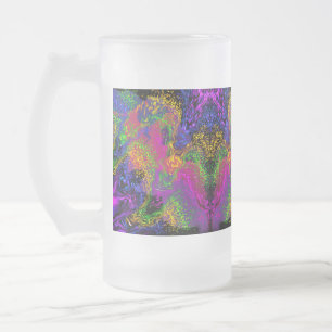 Ruimtehemel onder water matglas bierpul