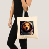 Ruimtehond canvas tas (Voorkant (product))