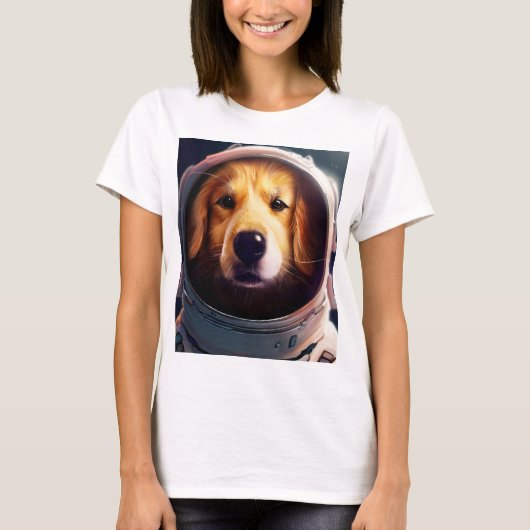 Ruimtehond T-shirt (Voorkant)