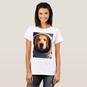 Ruimtehond T-shirt (Voorkant volledig)