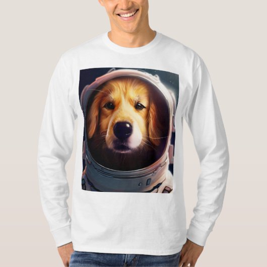 Ruimtehond T-shirt (Voorkant)
