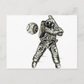 Ruimtehonkbal Briefkaart (Voorkant)