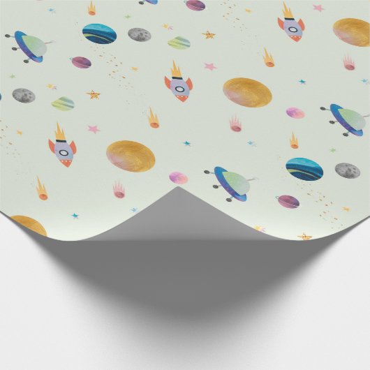 Ruimteindringers Cadeaupapier (Hoek)