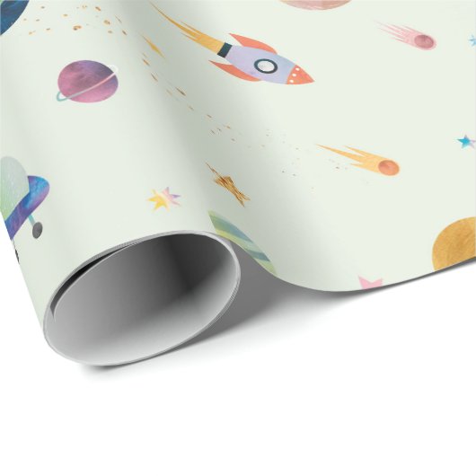 Ruimteindringers Cadeaupapier (Rol Hoek)