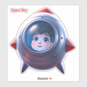 RUIMTEJONGEN  STICKER (Vel)
