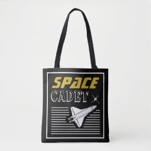 Ruimtekadet, ruimtevaartuig tote bag