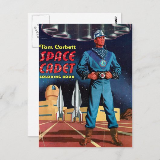 Ruimtekadetkleurboek Briefkaart (Voorkant / Achterkant)