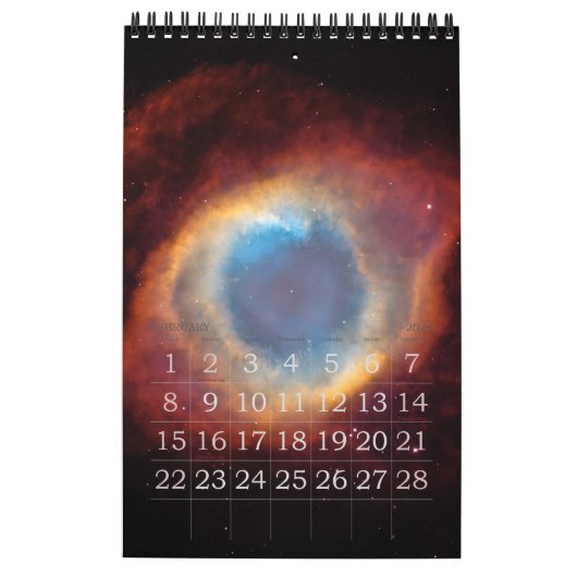 Ruimtekalender Kalender (Feb 2026)