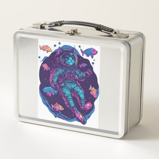Ruimtekat Dromen � Grappige Vaporwave Galaxy Kitty (Voorkant)