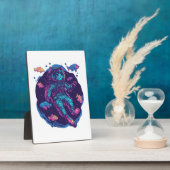 Ruimtekat Dromen � Grappige Vaporwave Galaxy Kitty Fotoplaat (Zijkant)