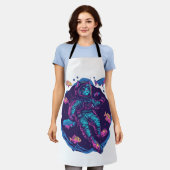 Ruimtekat Dromen � Grappige Vaporwave Galaxy Kitty Schort (Gedragen)