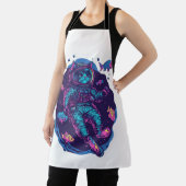 Ruimtekat Dromen � Grappige Vaporwave Galaxy Kitty Schort (Insitu)