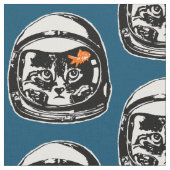 Ruimtekat en goudvis stof (Close Up)