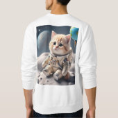 Ruimtekat 🚀🐱 | maanverkenner trui (Achterkant)
