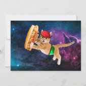 Ruimtekat met petten en juffiele verpakking kaart (Achterkant)