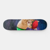 Ruimtekat met petten en juffiele verpakking persoonlijk skateboard (Horizontaal)