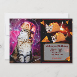 Ruimtekat met russisch pet kaart