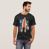 Ruimtekat T-shirt (Voorkant volledig)