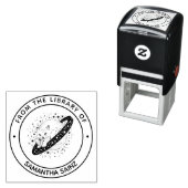 Ruimtekat Uit de Bibliotheek Van Boek Zelfinktende Stempel (In situ)