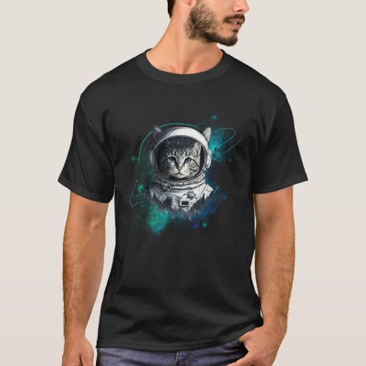 Ruimtekater Astronaut T-shirt (Voorkant)