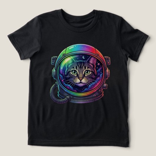 Ruimtekater Tri-Blend Shirt (Design voorkant)
