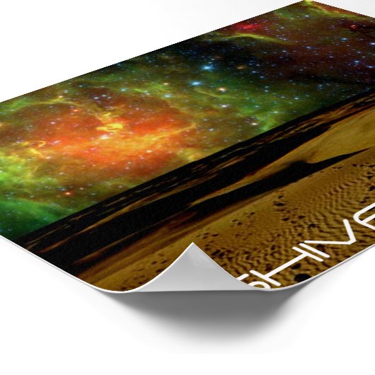 ruimtekleuren voor shivas-strijkijzers poster (Hoek)