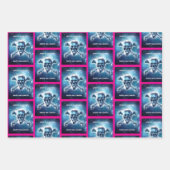 Ruimtekop. Cadeaupapier Vellen Set (Voorkant 3)