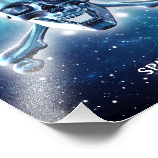 Ruimtekop. gepersonaliseerd foto afdruk (Hoek)