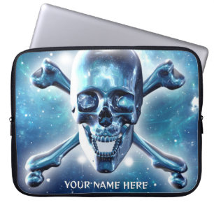 Ruimtekop. Gepersonaliseerd Laptop Sleeve