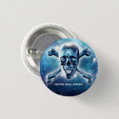 Ruimtekop. gepersonaliseerd ronde button 3,2 cm (Voorkant /achterkant)